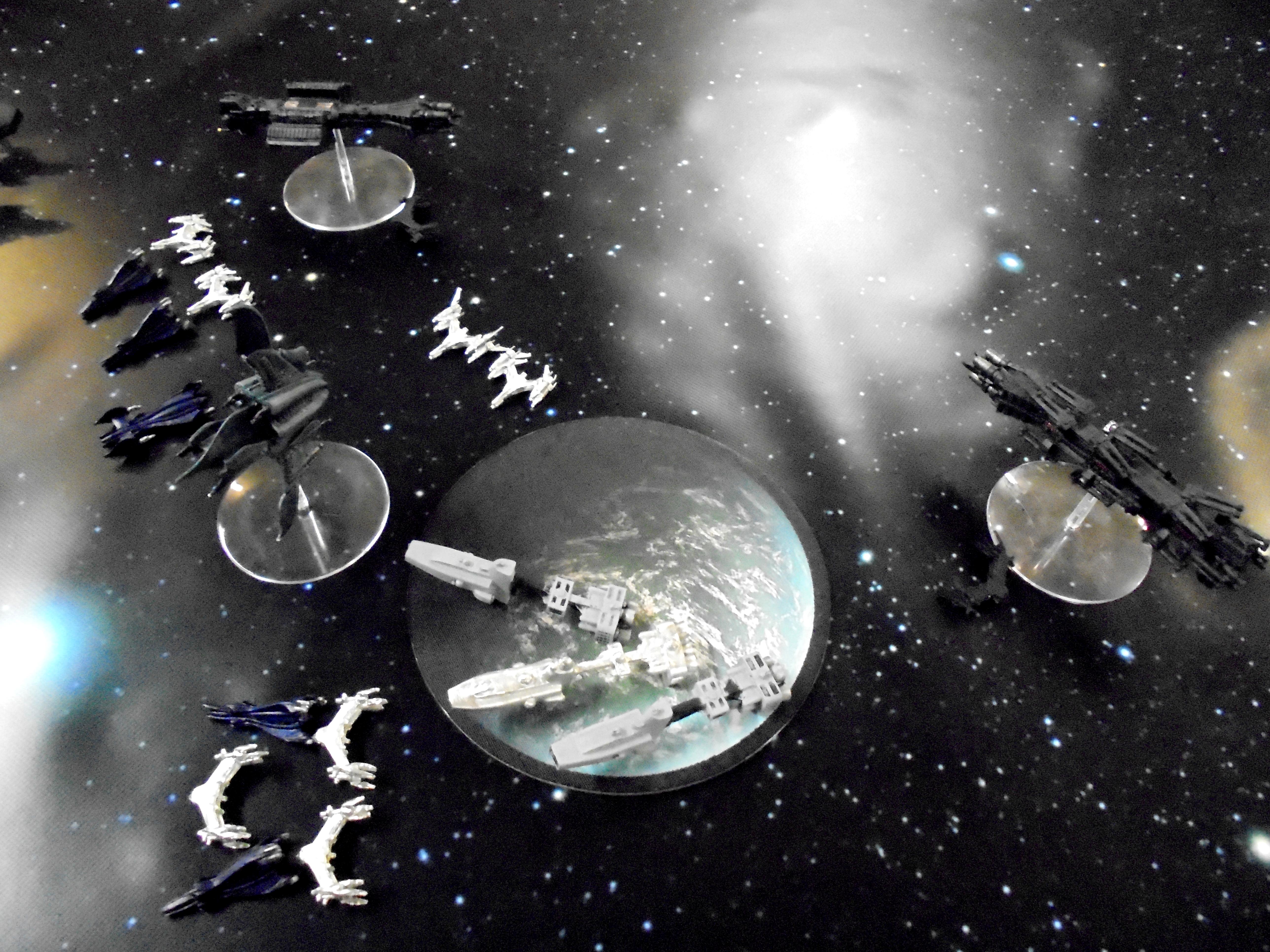 A Call To Arms, Babylon 5 Turn 2, game 1, turn 3 furball Gallery